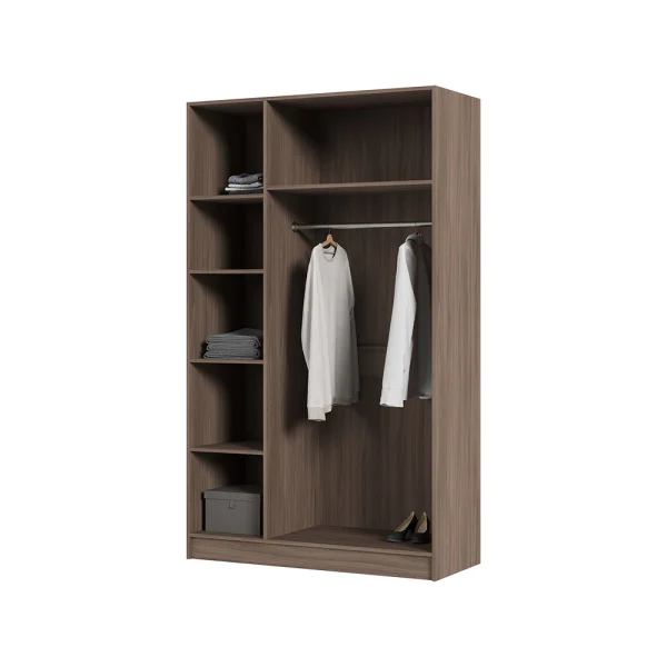 Шкаф 3-х створчатый Бася ШК-553 шимо темный/шимо светлый