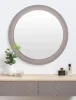 Зеркало круглое Амьен 17.10 веллюто капучино