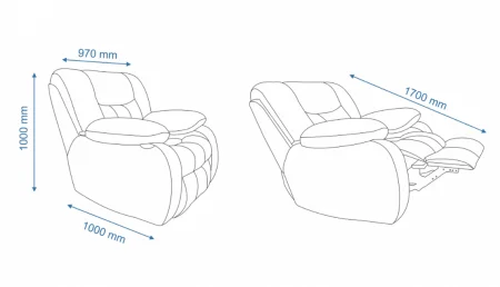 Кресло Эконика-3 реклайнер