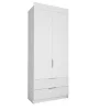 Шкаф Лавис ШД 900.1 белый/белый софт