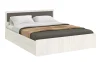 Кровать Фиеста New 160х200 графит/дуб крафт белый