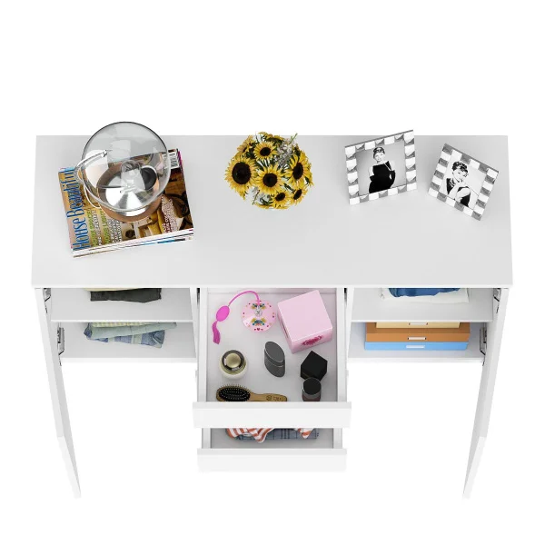 Комод-тумба три ящика и две дверки МК 1200.3 белый