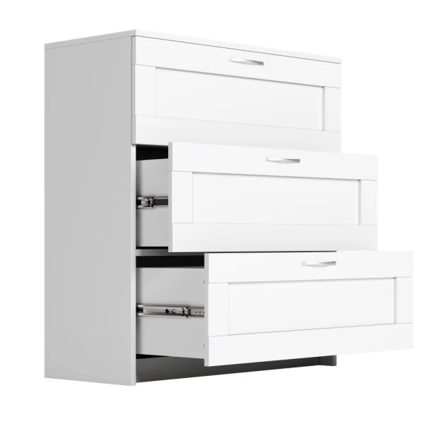 Комод Сириус 3 ящика белый