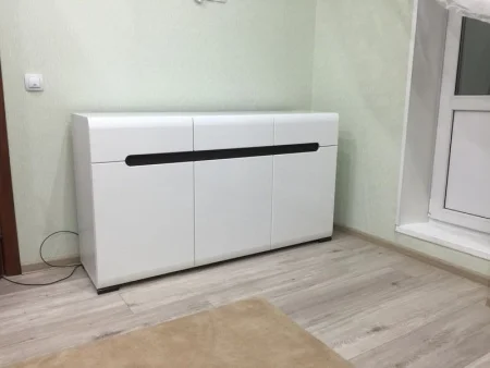 Тумба Ацтека KОМ3D3S/8/15 белый глянец