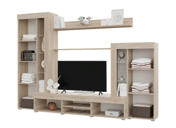 Гостиная Дельта дуб сонома/белый