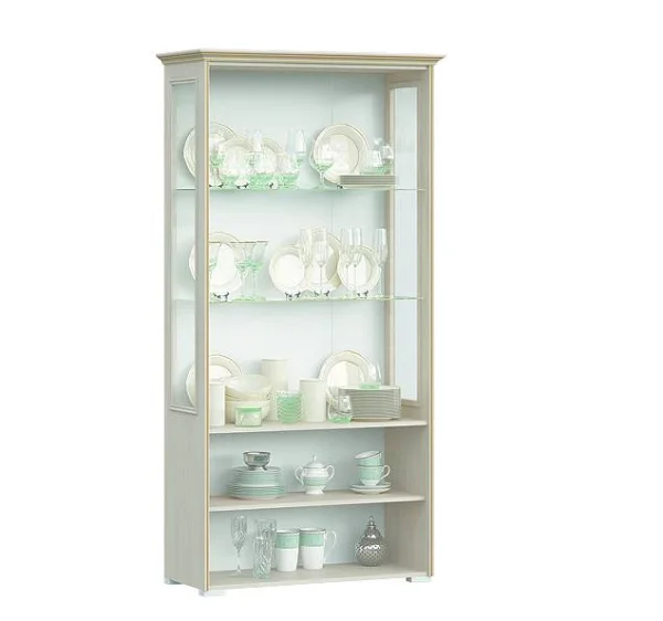 Шкаф-стекло Парма сандал светлый