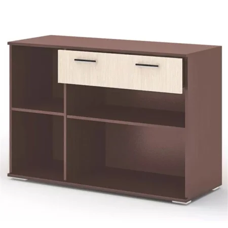 Комод К-4 ясень шимо темный/шимо светлый