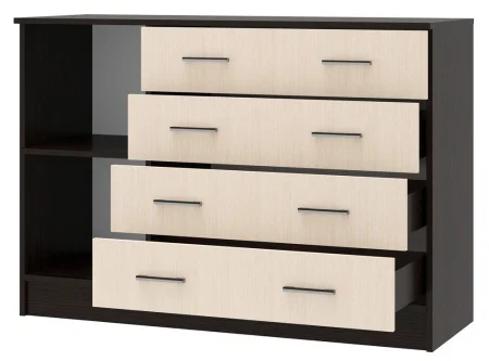 Комод София К1200 1Д венге/дуб белфорт