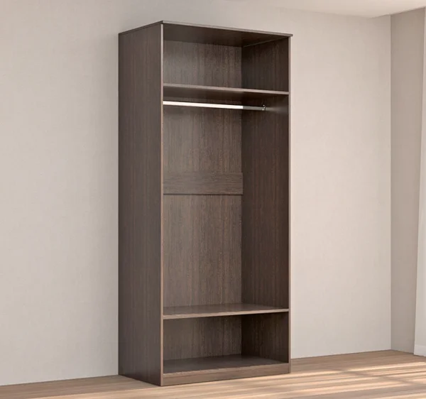 Шкаф 2-створчатый Кэт-4 венге/caiman темный