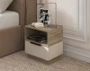 Тумба прикроватная Бохо ТМ-002 дуб крафт серый/кашемир