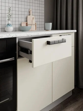 Кухонный гарнитур Ройс 2м ваниль софт