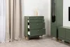 Комод Марион 16.249 дымчатый зеленый/олива шагрень