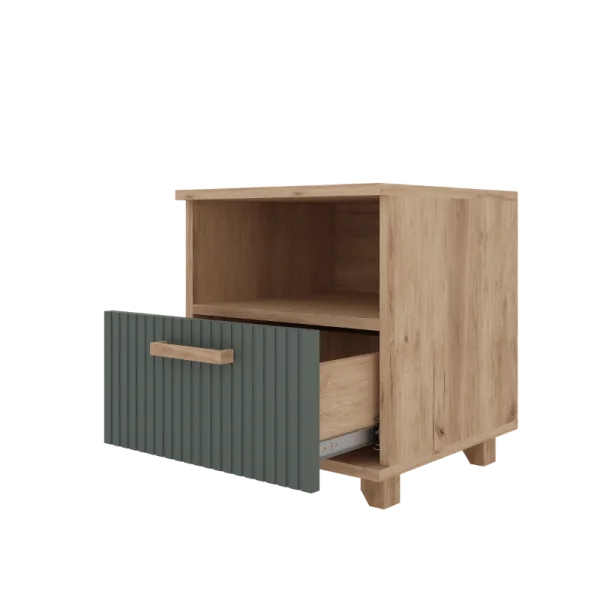 Тумба прикроватная Ньерд дуб вотан/можжевельник