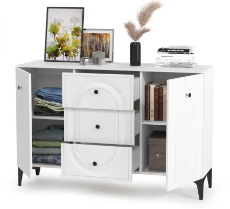 Комод Валенсия 13.309 белый шагрень