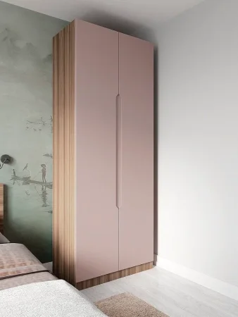 Шкаф Роза 900 орех франклин/пудра скин тренто