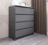 Комод 4 ящика Мори МК 804 графит