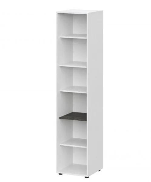 Пенал Анри белый текстурный/дуб золотой/железный камень