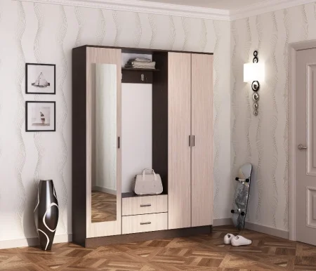 Модуль для прихожей ПВ-2 венге/дуб белфорт