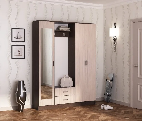 Модуль для прихожей ПВ-2 венге/дуб белфорт