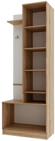 Модуль универсальный Сакура дуб сонома/белый глянец