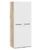 Шкаф для одежды с 2-мя дверями Фьюжн дуб делано/белый глянец