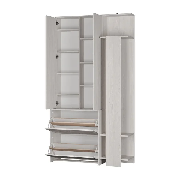 Прихожая Россо ПР-05 ясень белый