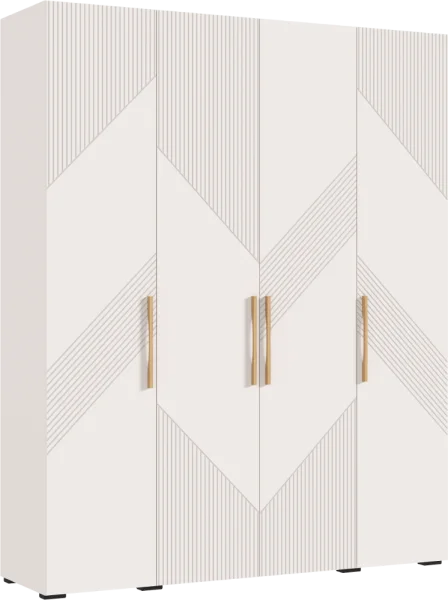 Шкаф 4-х створчатый Ирис 1800 кашемир