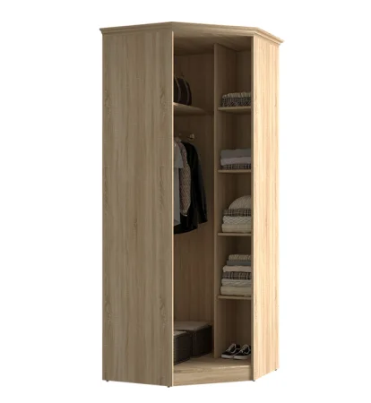 Шкаф угловой с зеркалом Янна ЯН-22 дуб сонома