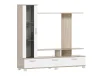 Стенка Соло-6 дуб сонома/белый