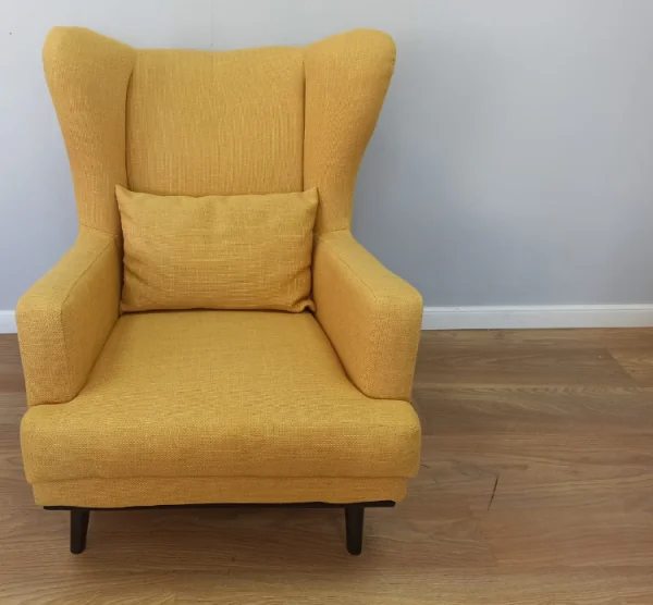 Кресло Томас горчичный (рогожка Милана-11)