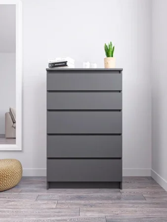 Комод высокий Мори МК 700.5 графит