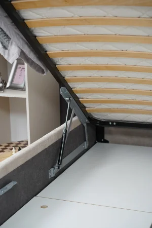 Кровать Венеция 1,6 с подъемным механизмом, бежевый софт