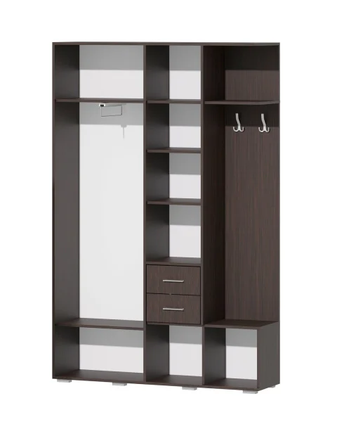 Модуль для прихожей ПВ-7 венге/дуб белфорт