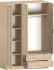 Шкаф 3-х дверный с ящиками Лотос 8.032 дуб сонома