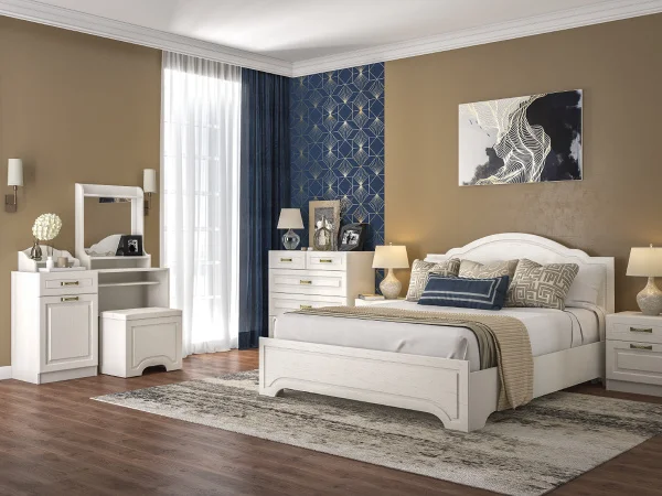 Стол туалетный Ливерпуль 12.46 ясень ваниль/белый