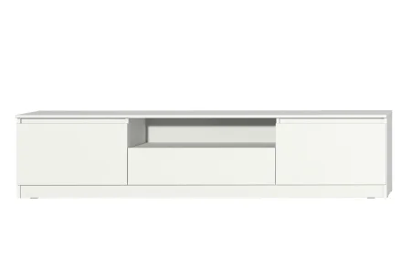 Тумба под ТВ Хилтон белый текстурный