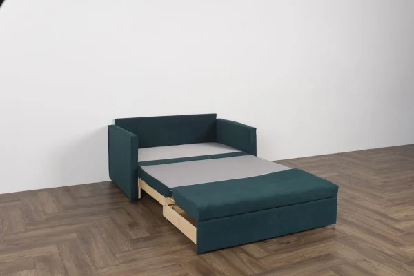 Диван Куба 1200 изумрудный (велюр Confetti №17)