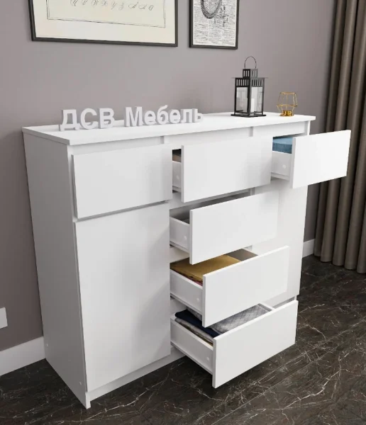 Комод Мори МК 1200.4 белый