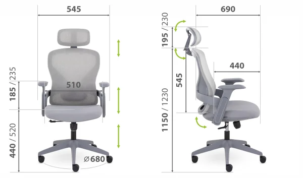 Кресло Осака М-201 черный