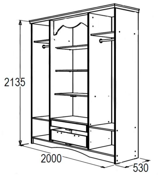 Спальня Ольга-10 белый экспо/жемчужный ясень