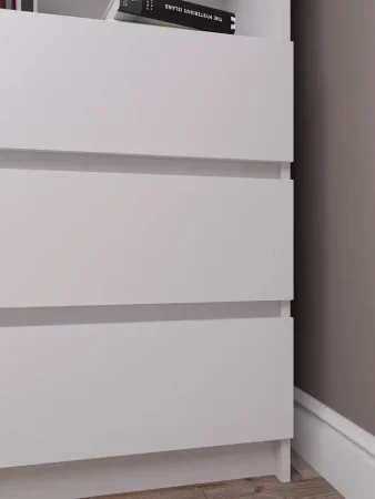 Стеллаж с ящиками Мори МСТ 600.3 белый