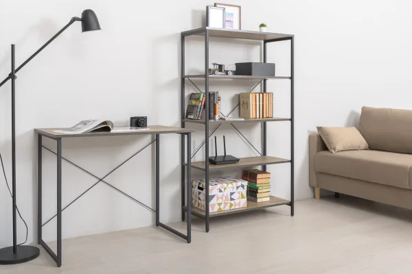 Стеллаж Трувор 13.151.01 дуб гранж песочный/интра