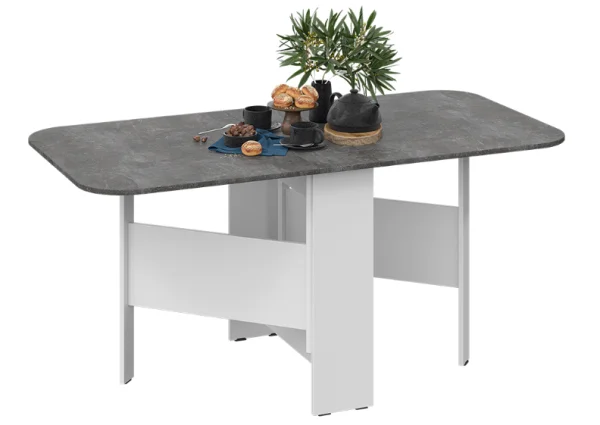 Стол-книжка Т1 белый/ателье темный Стол-книжка Т1 белый/ателье темный