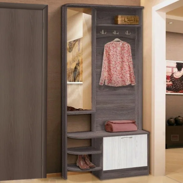 Прихожая Саша-13 ясень анкор темный/ясень анкор светлый