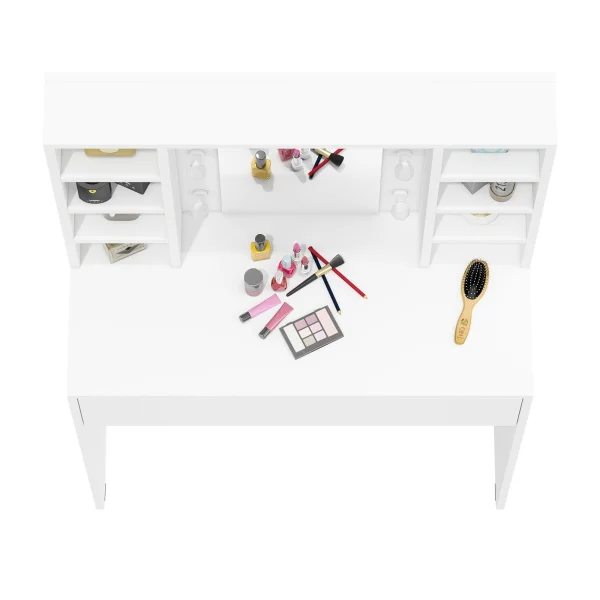 Стол косметический с подсветкой 115 белый