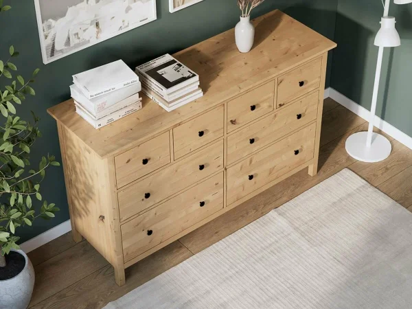Комод 8 ящиков Кымор светло-коричневый