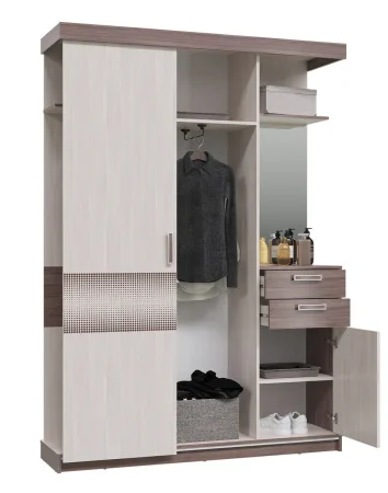 Прихожая 2-3427 Лорейн бодега тёмный/бодега светлый