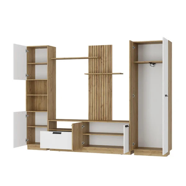 Гостиная Мишель тип 2 ГС-01 крафт/белый