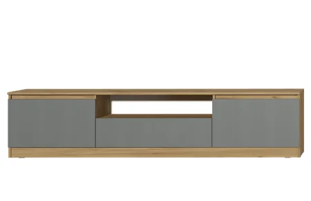 Тумба под ТВ Хилтон дуб крафт золотой/графит