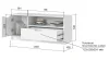 Тумба под ТВ Руна ТВ 01 белый